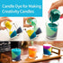 YRYM HT Candle Color Dye for Soy Wax, Safe and Natural- 34 Popular Colors for Candle Making - 8.5oz...