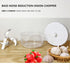 Manual Food Chopper Vegetable Chopper, ZWCEGND 550ML Garlic Mincer Hand Pull String Onion Cutter with Big Pull Ring for Veggies, Meat, Ginger, Pep...