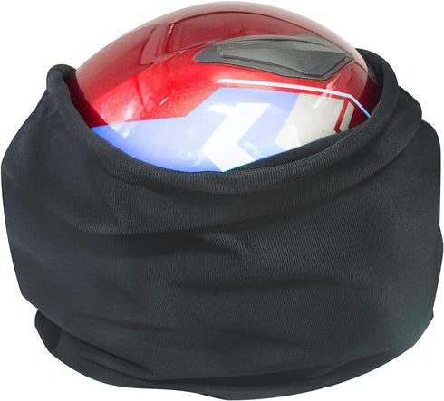 18.5" x 16.5" Storage Bag for Helmet, Carrying Case for Motorcycle Riding Bicycle Sports Multi-purpose Locking Drawstring Bags 47 x 42 cm Black...