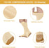 3 Pairs Open Toe Compression Socks for Men Women Toeless Compression Socks...