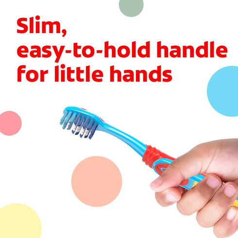 Colgate Extra Soft Toothbrush for Kids, Kids Toothbrush Pack with Built in Suction Cup Toothbrush Holder, Designed for Children Ages 5 and Up, Ext...
