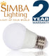 Simba Lighting LED Bug Non-Attracting Yellow Bulb 5W 40W Equivalent (4 Pack), Great for Outdoor Porch Light, Patio, Security, Night Light, Amber W...