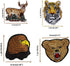 13pcs Assorted Lion Tiger Leopard Wolf Deer Eagle Embroidered Safri Animal Patches Sew Iron on Applique Badge (Assorted)...