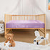 Pro Goleem Satin Soft Crib Sheet Great for Baby with Sensitive Hair Silky Baby Sheet Lavender Unisex 52’’x28’’x8’’ Fitted Cover...