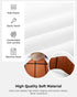 Computer Office Chair Cover,Basketball Texture Brown Washable Removable Rotating Boss Chair Slipcovers Soft Desk Chair Cover 1pcs...