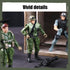 3 otters 13PCS Army Men Toy Set, Military Action Figures with Weapons Special Force Soldiers Riding on Armored Vehicle for Kids Birthday Gift...
