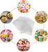 Cookie Bags 200 Pcs 4? x 6 ?Self Adhesive Cookie Bags Cellophane Treat Bags Self Sealing Clear Plastic Bags White Polka Dot Party Favor Bag for Pa...