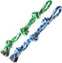 Dog Rope Toys 2 Pcs Indestructible Dog Toys, Dog Chew Toys for Aggressive Chewers, Tough Puppy Teething Chew Toys for Boredom, Dental Cleaning Tug...