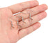 60 PCS/30 Pairs Stainless Steel Earring Hooks - Earring Making Kit with Clear Silicone Earring Backs - Silver Hypoallergenic Ear Wires Fish Hooks,...