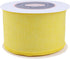 VATIN Linen Wired Ribbon,2-1/2 Inch X 10 Yard,Light Yellow Burlap Wired Ribbon for Big Bow Crafts,Wreaths, Christmas Tree Decoration,Gift Wrapping...