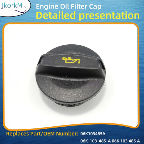 06K103485C Engine Oil Fill Cap Compatible With Volkswagen - Fits For 2012-2017 VW Volkswagen Beetle CC Passat Tiguan, Replaces OEM 06K103485C 06K ...
