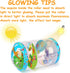 Crawling & Walking Baby Toys 0-6 6 to 12 Months Glowing Jumbo Inflatable Rolling Infant Toys 8 9 12-18 Month Old Sensory Toys for toddler 1-3 Deve...