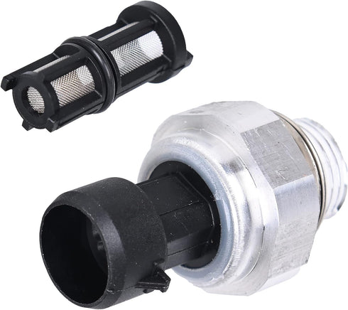 Engine Oil Pressure Sensor/Switch/Sending Unit with Screen Filter D1846A Compatible with Chevrolet Chevy Silverado GMC Sierra Buick Lacrosse Cadil...