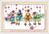 Maydear Cross Stitch Stamped Kits Full Range of Embroidery Starter Kits Beginners for DIY 11CT 3 Strands - The Chicken Knitting a Sweater 20.5×13....