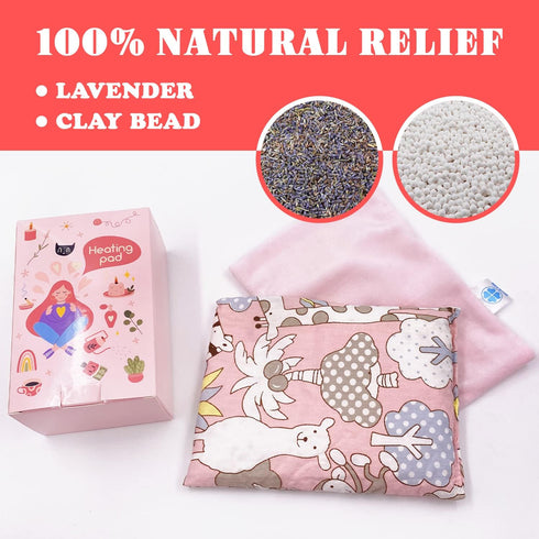 Heating Pad Microwavable, Hot Pad Microwave, Pain Relief Hot Pack, Baby Colic, Upset Stomach Relief, Hot Therapy for Muscle Pain, Neck, Shoulders,...