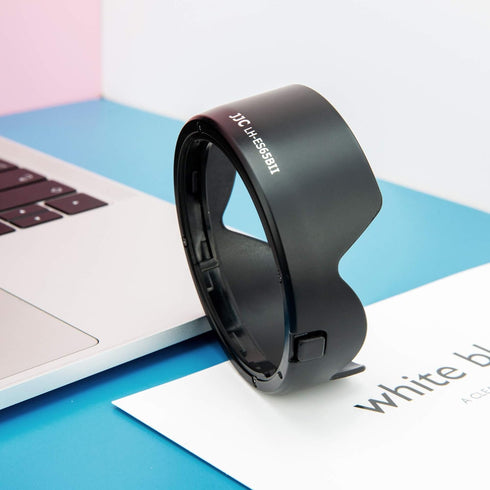 RF 50mm Lens Hood Shade for Canon RF 50mm f/1.8 STM Lens Replaces Canon ES-65B Hood with Tulip Flower Design on Canon EOS R100 R50 R10 R8 R7 R6 Ma...