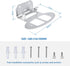 Wall Mount for Netgbear Orbi WiFi 6 Router with Sturdy Metal Stand Compatible Orbi WiFi 6 Router RBK753 RBK852 RBK853 RBS750 RBK752 RBK850 RBS750 ...