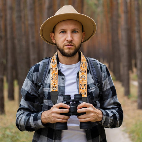 Eggsnow Camera Strap 2" Wide Jacquard Camera Straps, Binocular Strap Universal Shoulder Strap for All DSLR Cameras & Binoculars, Great Gift for Me...