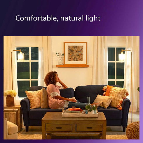 Philips LED A19 Frosted Ultra Definition Dimmable LED Light Bulbs - Flicker-Free 40w Light Bulbs with EyeComfort Technology -Daylight 5000K Lightb...