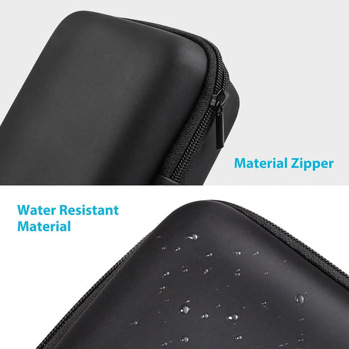 Electronics Organizer Travel Carrying Case Hard Shockproof, Travel Essential for Women Men, Power Bank Charger Cable Cord Accessories Pouch Tech B...