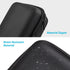 Electronics Organizer Travel Carrying Case Hard Shockproof, Travel Essential for Women Men, Power Bank Charger Cable Cord Accessories Pouch Tech B...