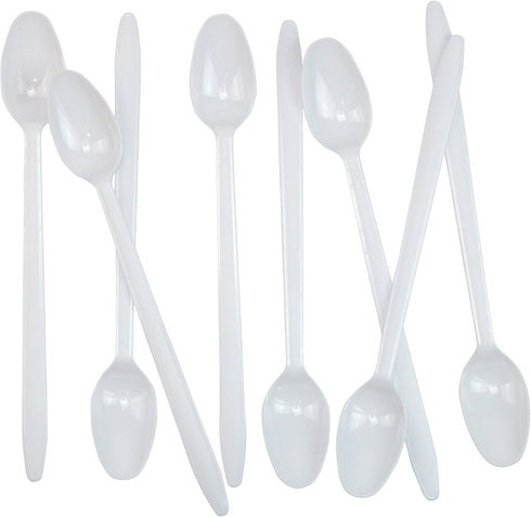 8" Long Soda/Sundae Spoons (White, 100)...