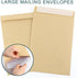 50 Pack 6 X 9 Inches Catalog Envelopes, Kraft Catalog Mailing Envelopes, Self Seal Manila Envelopes for Mailing, Storage, Office, Invitation, Home...