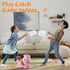 Outdoor Toys for Kids Ages 4-8, Flying Disc Launcher Toy for Kids with 8 Flying Discs 2 Net Pockets Kids Outside Toys for 4 5 6 7 8 Years Old Kids...