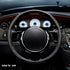 Generic Car Steering Wheel Cover Matte Carbon Fiber 2-3pcs, Steering Wheel Wrap Set Non-Slip Protector Interior Decoration 14.5"" to 16"" Steering...