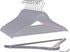 Quality Wooden Hangers - Slightly Curved Hanger Set of 10-Pack - Solid Wood Coat Hangers with Stylish Chrome Hooks - Heavy-Duty Clothes, Jacket, S...