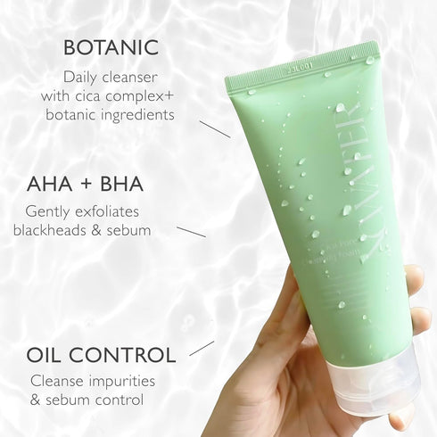Cica Pore Cleansing Foam | Pore Cleansing and Sebum Control | Cica, Hyaluronic Acid, Aloe | Daily Face Wash | Korean Skin Care for face (4.05 fl.o...
