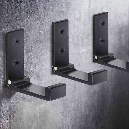 Folding Coat Hooks, Foldable Wall Hooks for Hanging Aluminum Alloy Cloth Hanger Coat Hanger Headphones Holder Headset Wall Hanger Hook- Pack of 4...