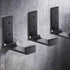 Folding Coat Hooks, Foldable Wall Hooks for Hanging Aluminum Alloy Cloth Hanger Coat Hanger Headphones Holder Headset Wall Hanger Hook- Pack of 4...