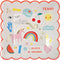 Meri Meri, Rainbow & Unicorn Plates, Birthday, Party Decorations - Small...