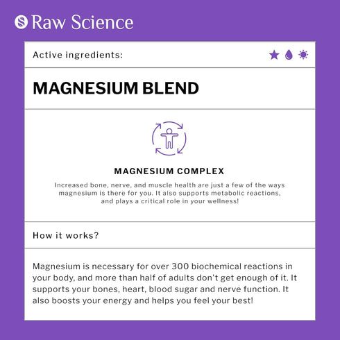 Magnesium Citrate Capsules | Multi Magnesium Supplement for Women & Men | Complete Magnesium Complex | High Absorption Magnesium Taurate for Relax...