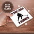 3dRose cst_171944_3 No One Likes a Hooker. Red. Ice Hockey-Ceramic Tile Coasters, Set of 4...