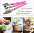 Mini Gardening Tools, 3Pcs Stainless Succulent Tools Kit Shovel Rake Trowel, 2 Colors Hand Shovel for Gardening for Indoor Small Plants, Succulent...