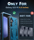 FNTCASE for Samsung Galaxy S23-FE Case: Military Grade Protective Hard Phone Case with Kickstand | Screen Protector | Shockproof TPU Full Protecti...