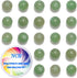 100pcs Natural Stone Beads for Jewelry Making Supplies, 10mm Loose Smooth Round Gemstone Beads with Elastic String and Beading Needle for Bracelet...