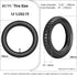 RUTU 12.5x2.75 Inner Tubes Set - Heavy Duty Inner Tubes Replacement for Electric Dirtbike, Scooter, Kids Bicycle, Stroller - Angled Copper Valve, ...