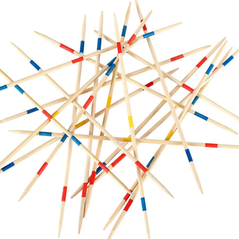 41 Piece 12 Inch Bamboo Pick Up Sticks Game Classic Table Game Fun Family Board Game Gift for Adults and Kids...