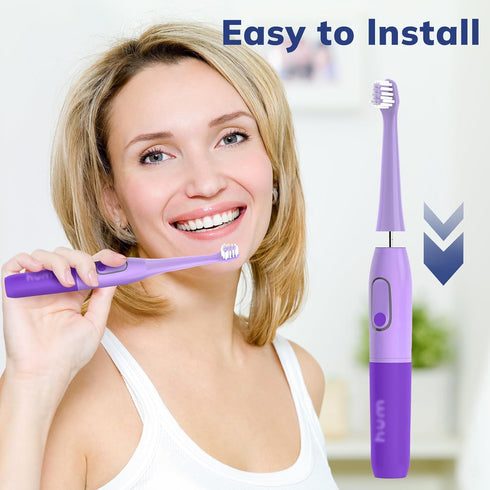 10 Pack Replacement Toothbrush Heads Compatible with Colgate Hum Toothbrush- Brush Heads Replacement for Colgate Hum Connected Smart Battery Elect...