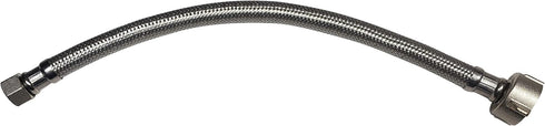 12" Stainless Steel Braided Toilet Supply Line 2 Pack (3/8 COMP x 7/8 BC)...