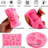 Silicone Mold Flower 8pcs Chocolate Fondant Polymer Clay Candy Gummy Mold,Rose Leaf Butterfly Bee Honey Shaped Silicone Molds for DIY Cake Cupcake...