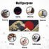 Ovenbird Extended Gaming Computer Mouse Pad, Large Black Red Mouse Pad for Desk, Cute Anime Japanese Great Wave Desk Pad for Keyboard and Mouse, R...