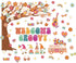 Zonon Retro Welcome Classroom Decorations Boho Groovy Welcome Tree Bulletin Board Set Welcome Hippie Daisy Cutouts for Teachers Kids Preschool Ele...