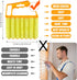 1 Piece Blind Cleaner Duster Tool, 7 Finger Dusting Cleaner Tool for Window Venetian, Washable Mini Cleaner Brush, Hand Held Cleaner Tool for Air ...