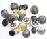 11 Piece Antiqued Bronze Metal Blazer Button Set - Crown Lion- for Blazer, Suits, Sport Coat, Uniform, Jacket(Bronze)...