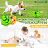 2 Pack Giggle Ball for Dogs Small Funny Wiggle Ball Dog Toys Interactive Dog Toys for Boredom Small Dog Squeaky Balls for Puppy Small Dogs Pug to ...
