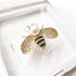 3 Pieces Golden Pearl Brooch Pins Animal Style for Hat Dress Bag Decoration Anti Glare Pin for Deep v Dress Elegant Gift for Friends Mother...